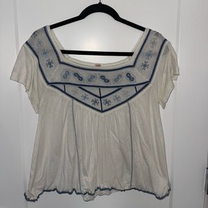 Free People Boho Style Top